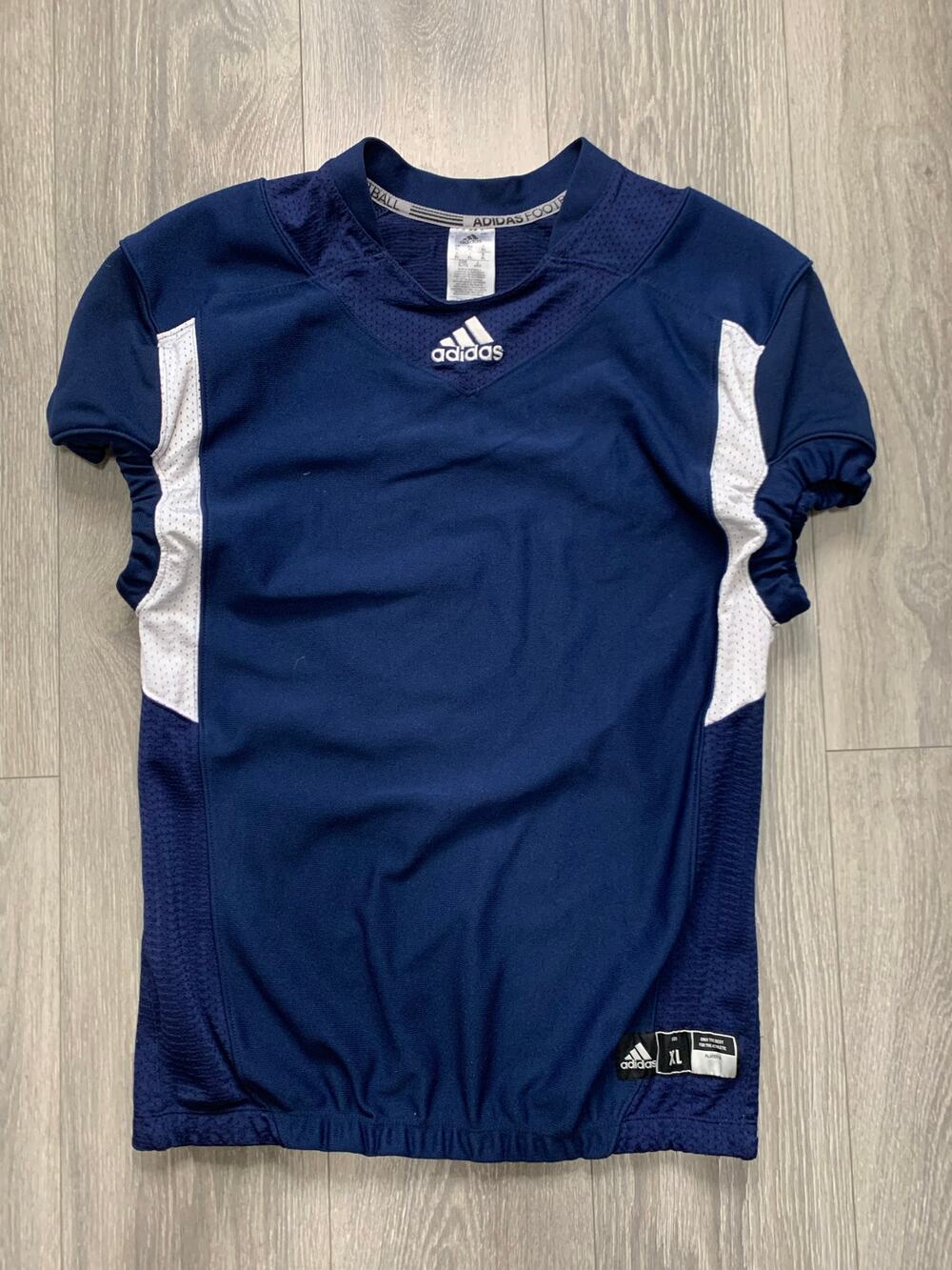 Adidas Techfit Men’s Navy Blue Football Jersey Shirt
Size XL
